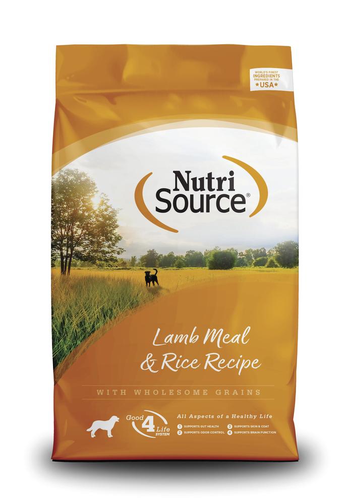 NutriSource® Dry Dog Food – Lamb Meal & Rice Formula, 26 lb