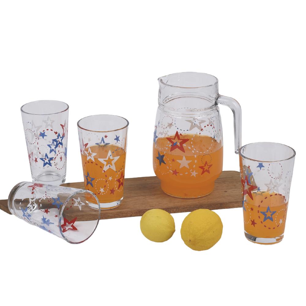 5-Piece Pitcher and Glassware Set