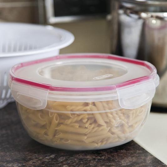"Sterilite® 4.7-Quart Plastic Food Storage Bowl"
