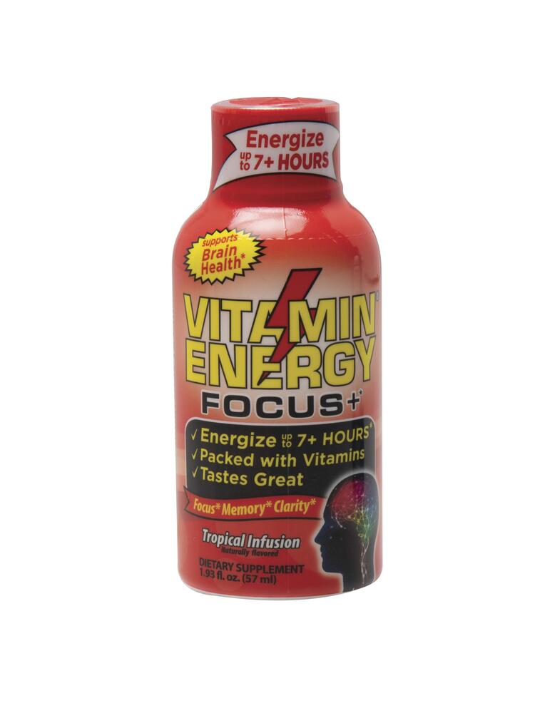 Vitamin Energy® Focus+ Energy Shot, Tropical Infusion – 1.93 oz