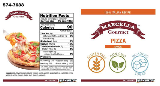 Marcella® Gourmet Pizza Sauce - 12.35 oz.