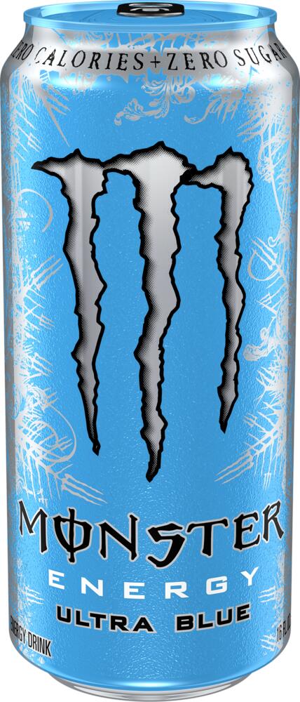 Monster Energy® Ultra Blue Zero Sugar Energy Beverage, 16 oz