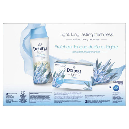 Downy Ocean Mist Dissolvable Laundry Sheets – 180 Count