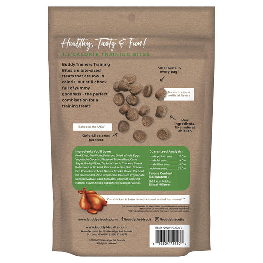 Buddy Biscuits Trainers Chicken Training Bites Dog Treats - 10 oz.