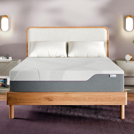 Sleep Innovations Shiloh 12" Full Size Green Tea Memory Foam Mattress in a Box