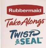 "Rubbermaid® TakeAlongs® Twist & Seal™ 3-Piece Plastic Food Storage Container Set"