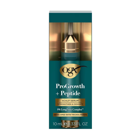 OGX ProGrowth+ Hair Strengthening Peptide Scalp Serum - 0.33 fl oz