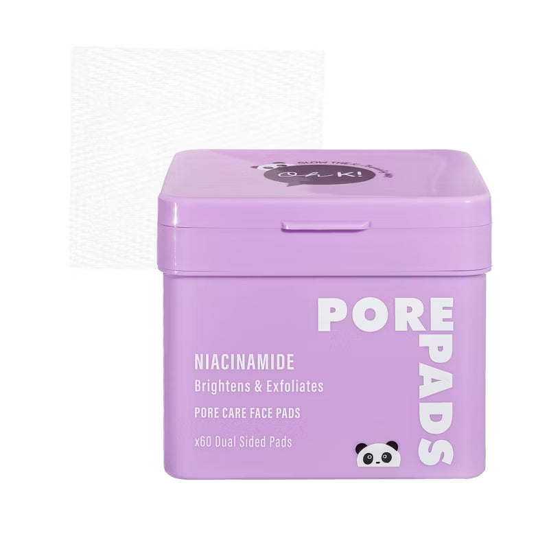 Oh K! Brightening & Exfoliating Niacinamide Pore Pads - 60ct