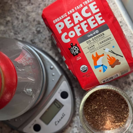 Peace Coffee Do Gooder Premium Dark Roast Ground Coffee - 12 oz