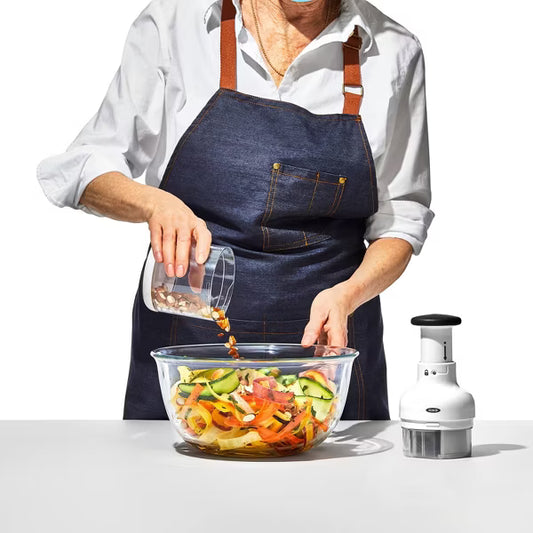 OXO Food Chopper with Stainless Steel Blade - White