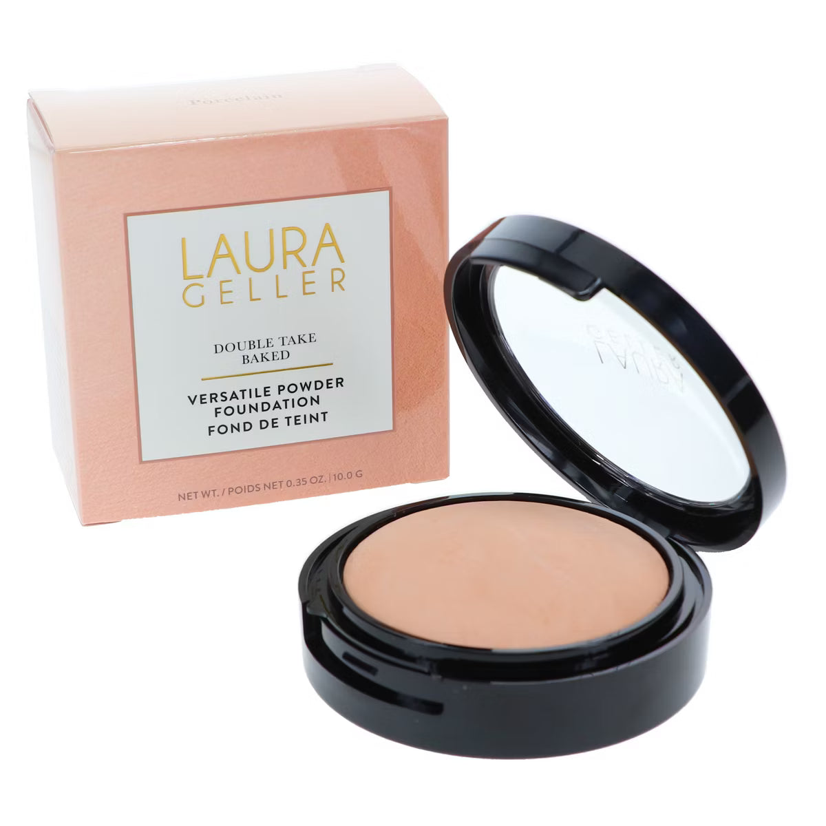 Laura Geller Double Take Baked Foundation, Porcelain, 0.35 oz