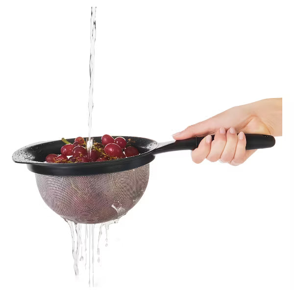OXO 8-Inch Fine Mesh Strainer with Non-Slip Handle