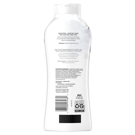 Olay Fresh Outlast White Body Wash 22 oz - Freshness and Mint Fragrance, Hydrating Formula