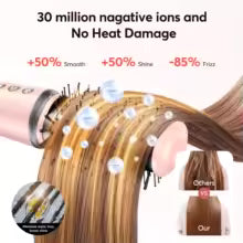 **Bopcal 5-in-1 Hot Air Hair Styler – 1200W Hair Dryer, Curler & Styling Comb**