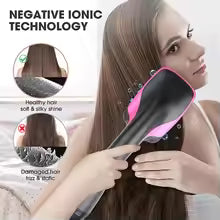 **One-Step Hot Air Hair Brush – Hair Dryer, Straightener & Styling Tool**