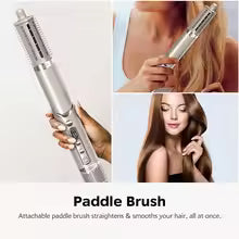 **TINSOL 8-in-1 Ionic Hair Dryer & Air Styling Set – Curling Brush Multi-Function Styler**
