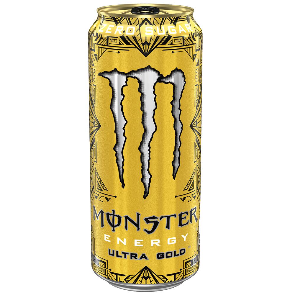 Monster Energy® Ultra Gold Premium Energy Drink, 16 oz Can