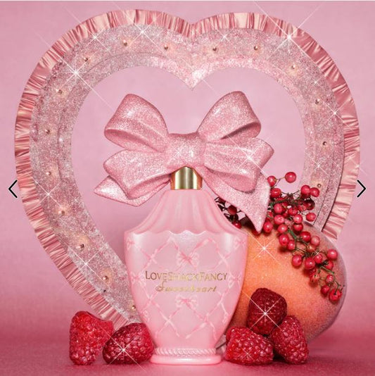 LoveShackFancy Sweetheart Eau de Parfum – Raspberry & Peach Perfume for Women
