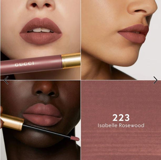 Transfer-Proof Matte Liquid Lipstick – Weightless, Long-Lasting Couture Lip Color- 223 Isabel Rosewood - pink
