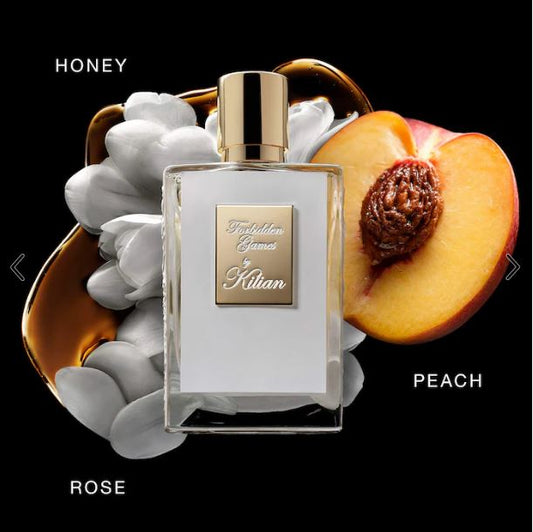 KILIAN Paris Forbidden Games Eau de Parfum Travel Spray – Honey & Peach Perfume