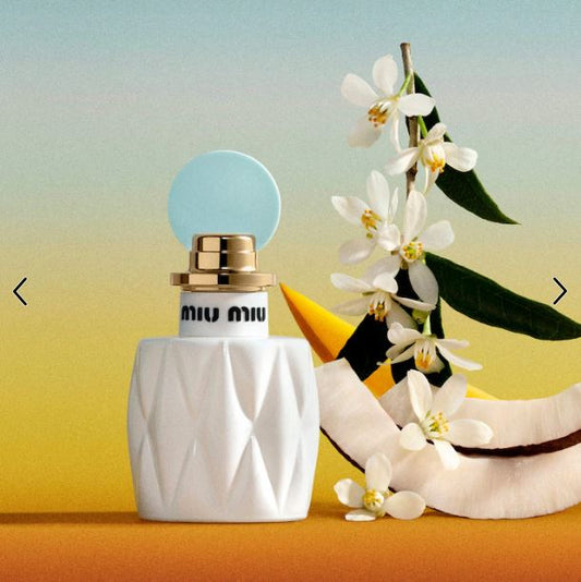 Miu Miu Fleur de Lait EDP Mini Spray – Warm Coconut & Floral Fragrance