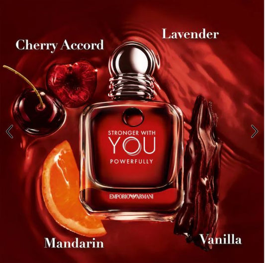 Stronger With You Powerfully Eau de Parfum by ARMANI Beauty (Cherry Infusion)