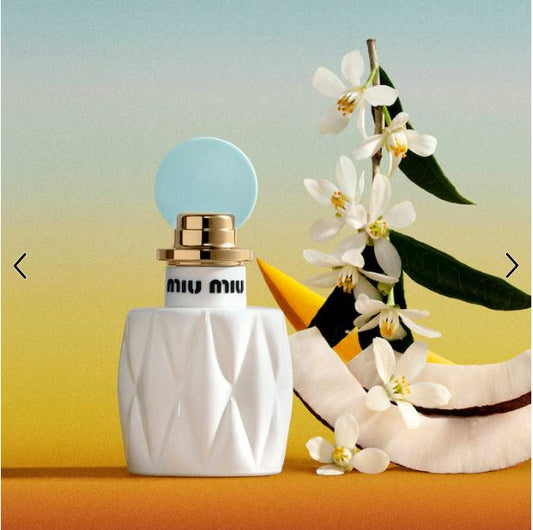 Miu Miu Fleur de Lait Eau de Parfum – Creamy Coconut Milk & Floral Notes