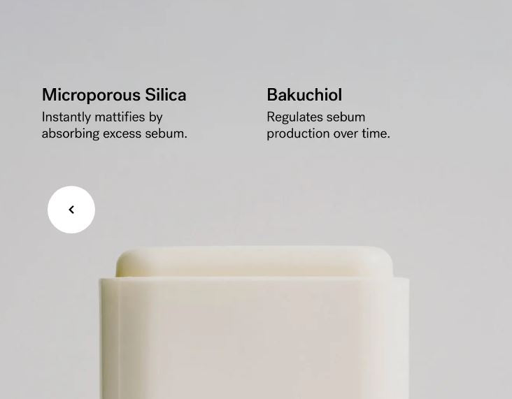 L55 — Mattifying Face Stick 5% Microporous Silica + Bakuchiol