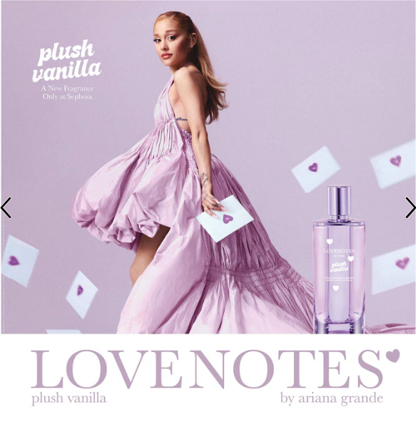 Ariana Grande Fragrances LOVENOTES Plush Vanilla Eau de Parfum