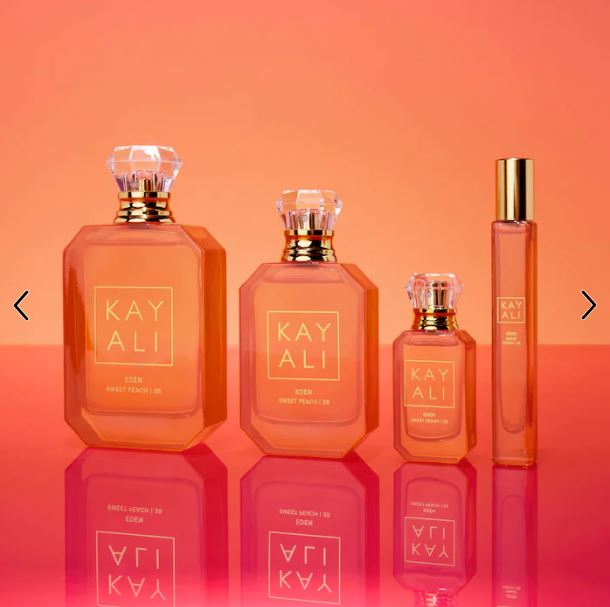 KAYALI Eden Sweet Peach | 35 – Juicy Fruity Eau de Parfum Travel Spray