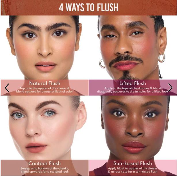 Yummy Skin Blurring Balm Powder Flushed - Matte Color for Cheek & Lip