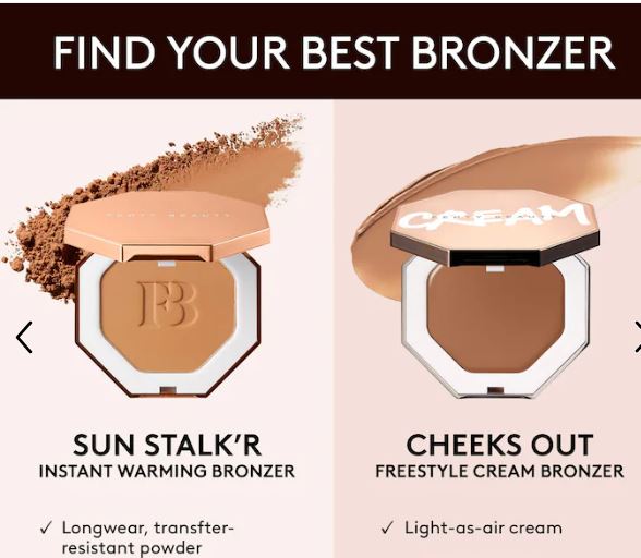 Fenty Beauty Sun Stalk’r Instant Warmth Bronzer – Buildable Matte Glow