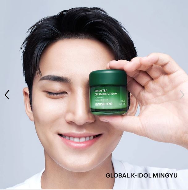 “innisfree Green Tea Ceramide Moisturizer – Hydrate, Soothe & Repair Skin Barrier”
