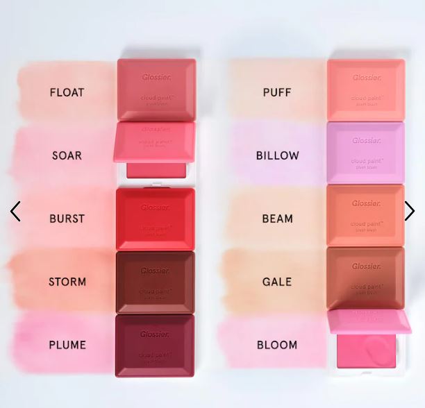 Glossier Cloud Paint Plush Blush – Seamless, Dewy Color Finish-Color: Puff - light pink