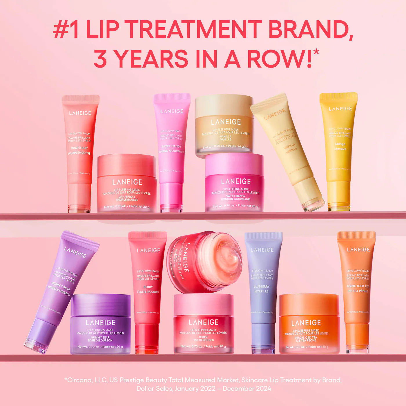**LANEIGE Lip Sleeping Mask – Hydrating Lip Treatment with Vitamin C**