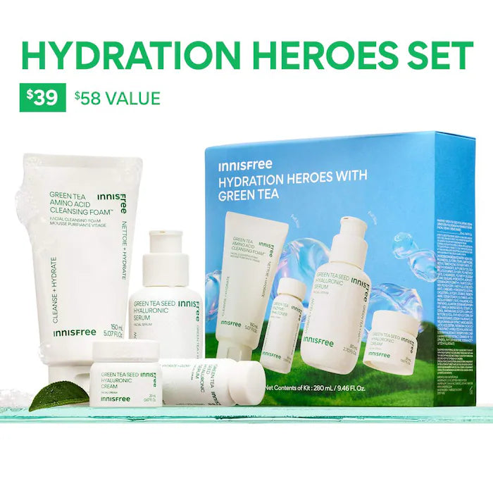 innisfree Green Tea Hydration Heroes with Hyaluronic Acid