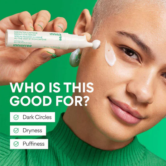 innisfree Green Tea Caffeine Bright-Eye Serum with Niacinamide