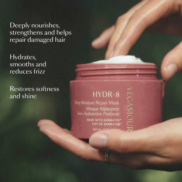 Vegamour HYDR-8 Deep Moisture Repair Mask for Dry, Damaged Hair
