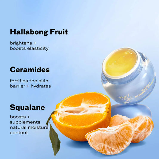 Then I Met You Bong² Bounce Cream Brightening & Barrier Repair Korean Moisturizer with Vitamin C, Ceramides, & Collage