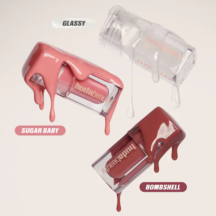 HUDA BEAUTY Mini Glossiest Lip Gloss Set