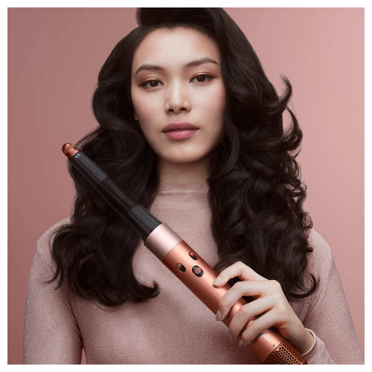 **Dyson Limited Edition Airwrap i.d. Multi-Styler for Straight to Wavy Hair – Amber Silk**