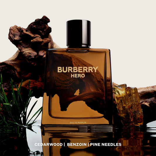 BURBERRY Hero Eau de Parfum Travel Spray – Pine & Cedarwood Fragrance