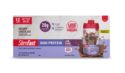 SlimFast® High Protein Chocolate Meal Replacement Shake – 12 Count
