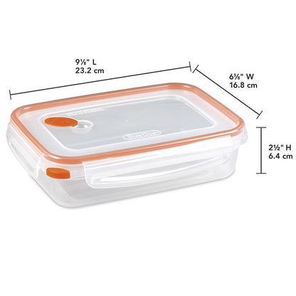 "Sterilite® 5.8-Cup Square Plastic Food Storage Container"