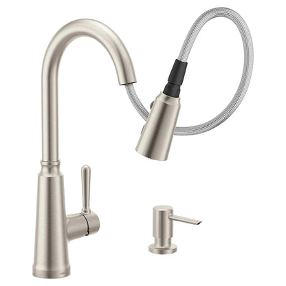 Moen Trew Spot Resist Stainless Steel Single-Handle Pull-Down Kitchen Faucet