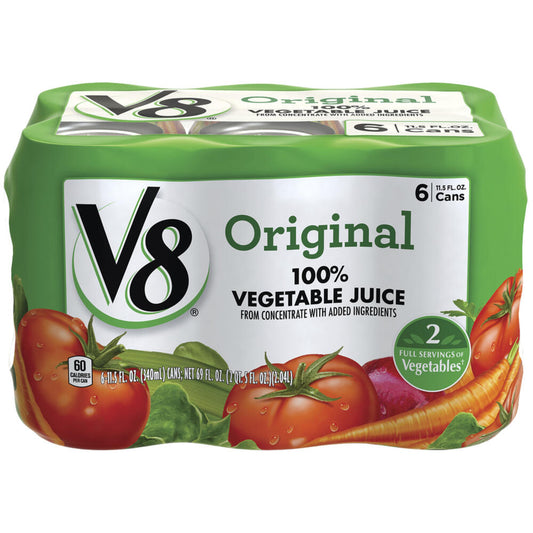 V8 Original 100% Vegetable Juice - 6 Pack