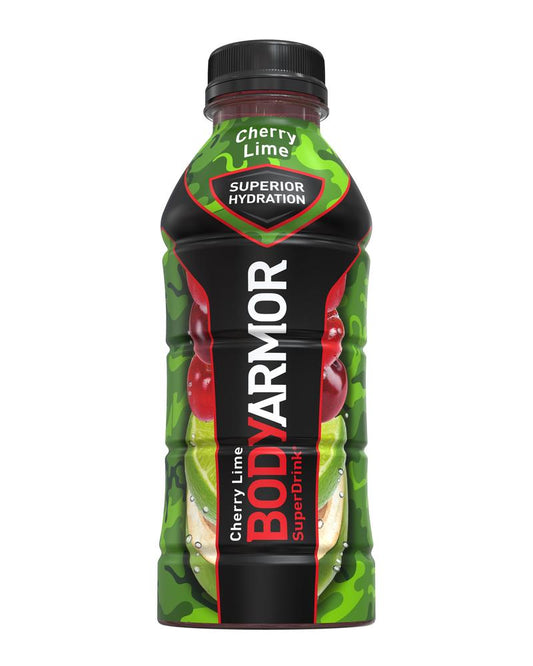 BODYARMOR Cherry Lime Sports Drink, 16 fl oz Bottle – Electrolytes & Vitamins