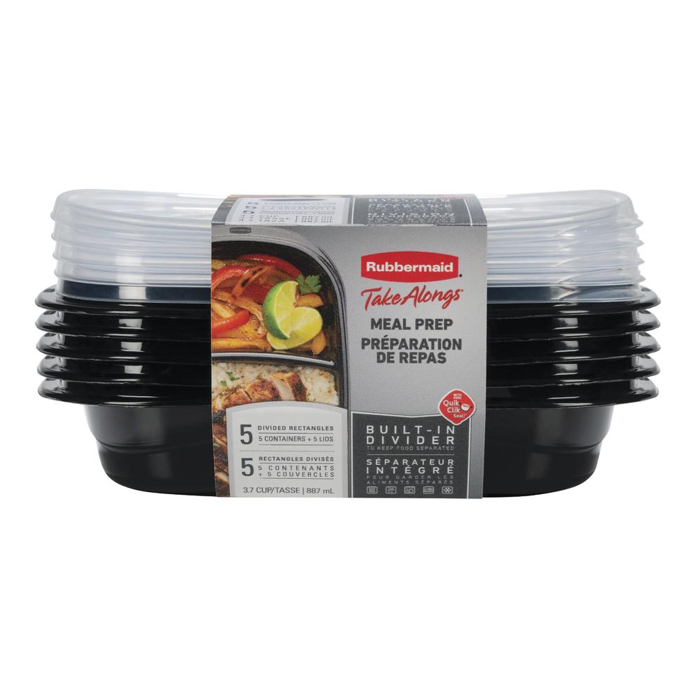 "Rubbermaid® TakeAlongs® 10-Piece Meal Prep Plastic Food Storage Containers"
