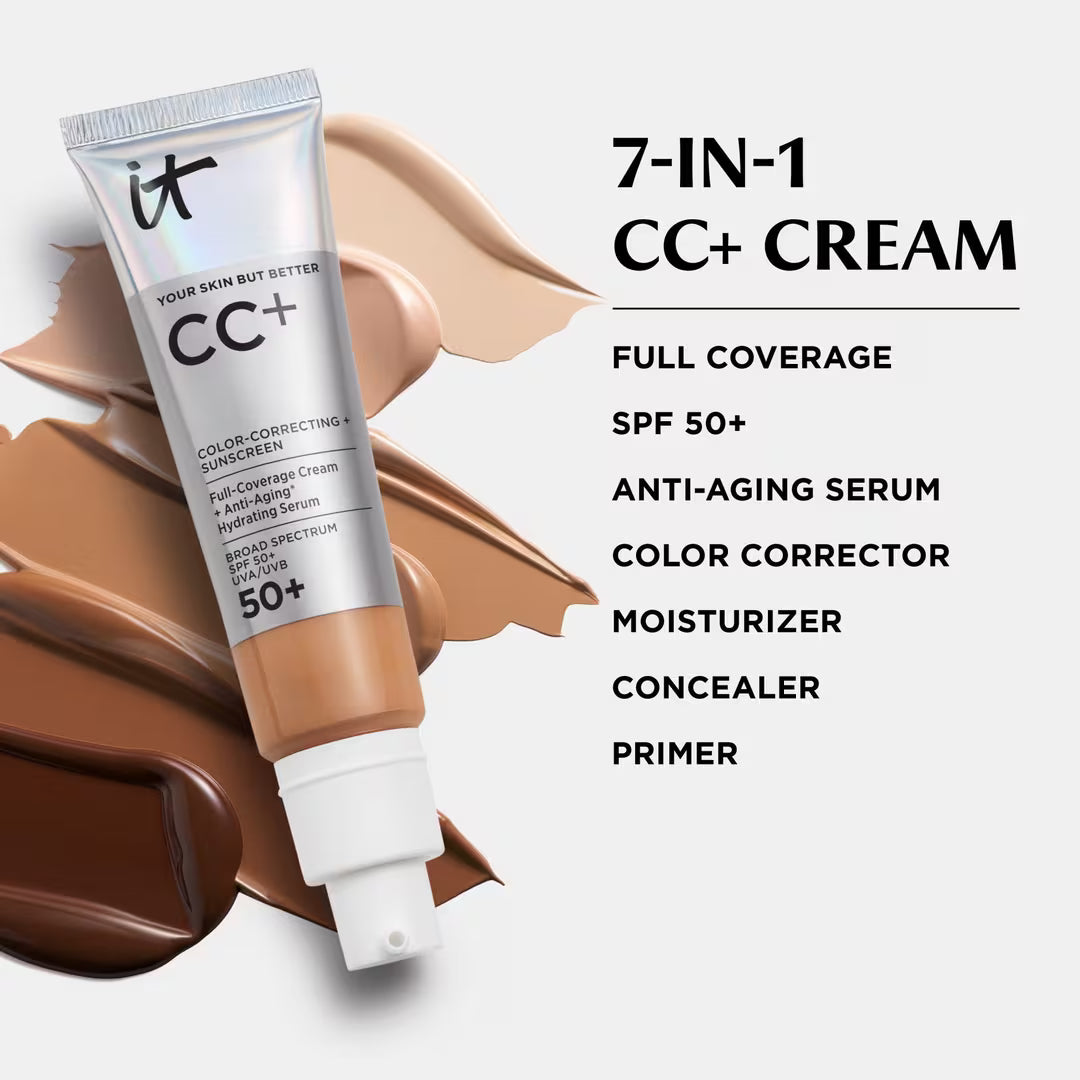CC+ Cream Anti-Aging Foundation with SPF 50+-Deep Bronze