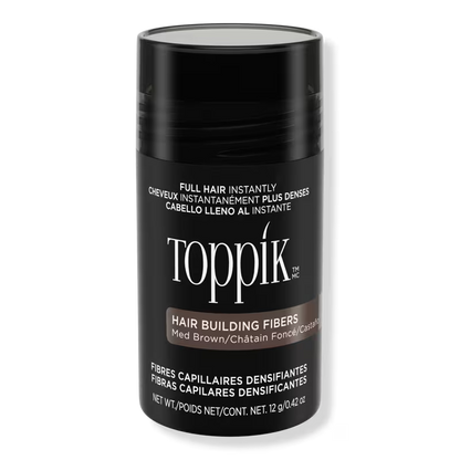Toppik Hair Building Fibers Medium Brown – Instant Hair Thickening & Coverage Powder